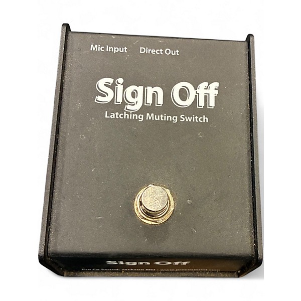 Used ProCo SIGN OFF