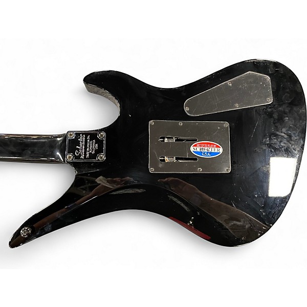 Used Schecter Guitar Research Synester Synyster Deluxe  Black Solid Body Electric Guitar