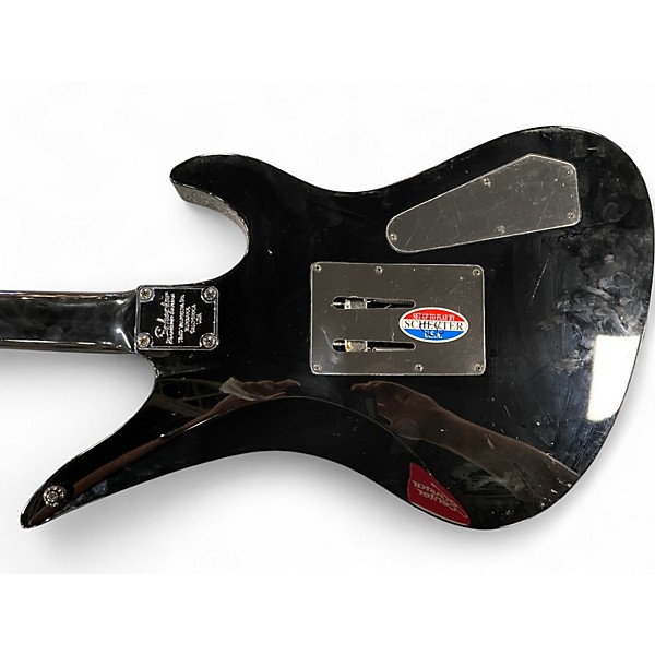 Used Schecter Guitar Research Synester Synyster Deluxe  Black Solid Body Electric Guitar