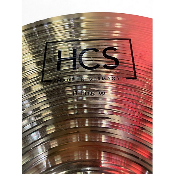 Used MEINL 13in HCS 13" HI HAT PAIR Cymbal