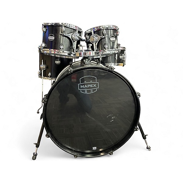 Used Mapex 5 Piece MARS KIT Black Drum Kit