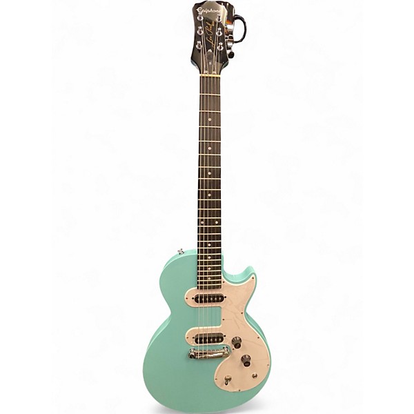 Used Epiphone Les Paul SL Turquoise Solid Body Electric Guitar