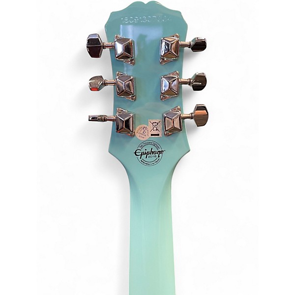 Used Epiphone Les Paul SL Turquoise Solid Body Electric Guitar