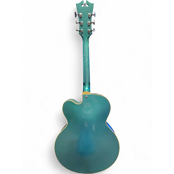 Used D'Angelico DAPEXL10 teal Hollow Body Electric Guitar