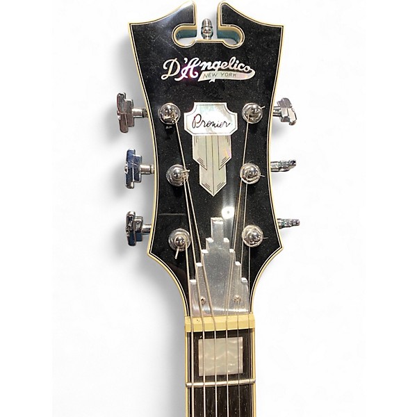 Used D'Angelico DAPEXL10 teal Hollow Body Electric Guitar