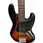 Used 2025 Fender PLAYER II MODIFIED JAZZ V 3 Color Sunburst Electric Bass Guitar