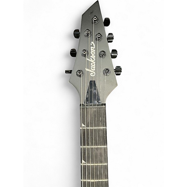 Used Jackson JS22-7 Dinky 7 String Black Solid Body Electric Guitar