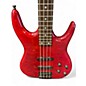 Used Ken Smith Burner Crimson Red Trans Electric Bass Guitar