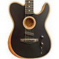 Used Fender American Acoustasonic Telecaster Black Acoustic Electric Guitar