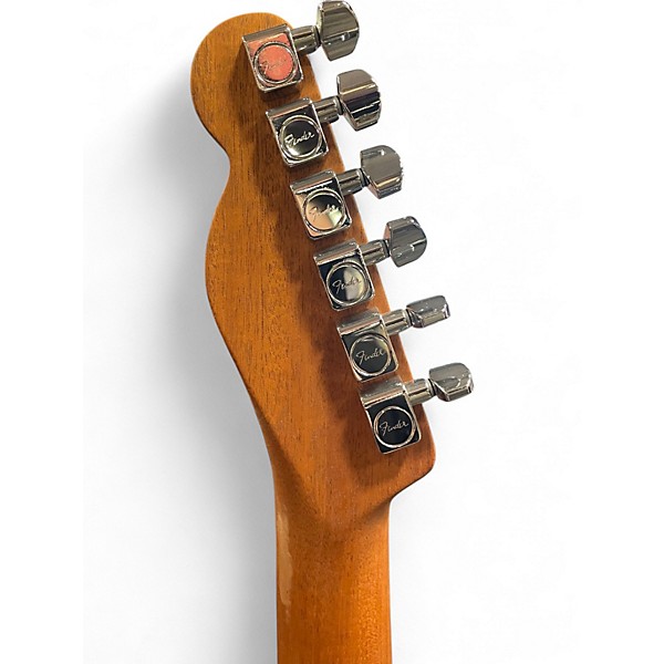 Used Fender American Acoustasonic Telecaster Black Acoustic Electric Guitar