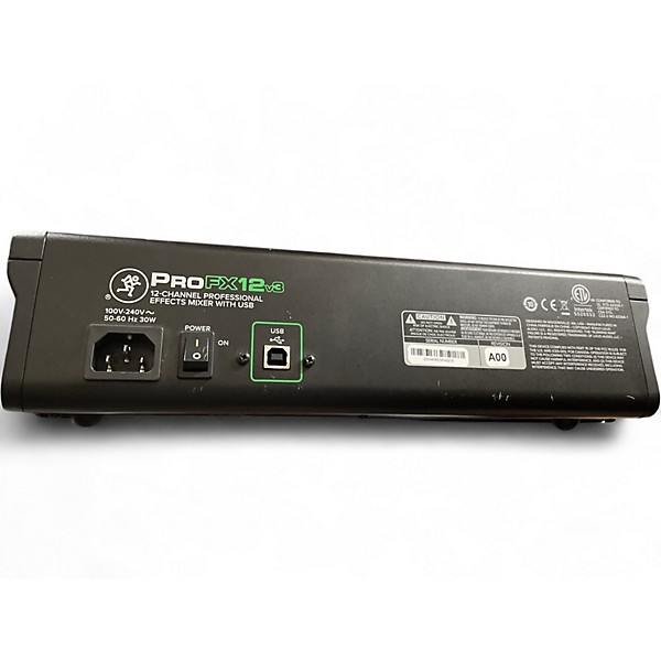 Used Mackie PROFX12 V3 Unpowered Mixer