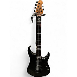 Used Ernie Ball Music Man JP16 John Petrucci Signature Family Reserve Black Sparkle Solid Body Electric Guitar