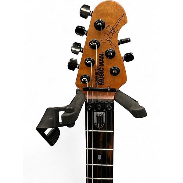 Used Ernie Ball Music Man JP16 John Petrucci Signature Family Reserve Black Sparkle Solid Body Electric Guitar