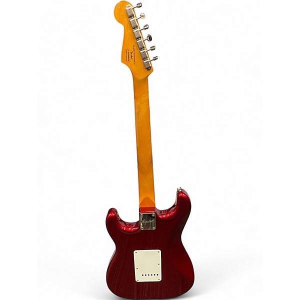 Used Squier Classic Vibe 1960S Stratocaster Candy Apple Red Solid Body Electric Guitar