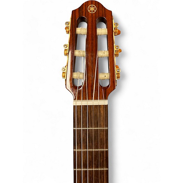 Used Yamaha SLG110N Natural Classical Acoustic Electric Guitar