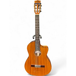 Used Kala ka-gtr-mtn-e Natural Classical Acoustic Electric Guitar