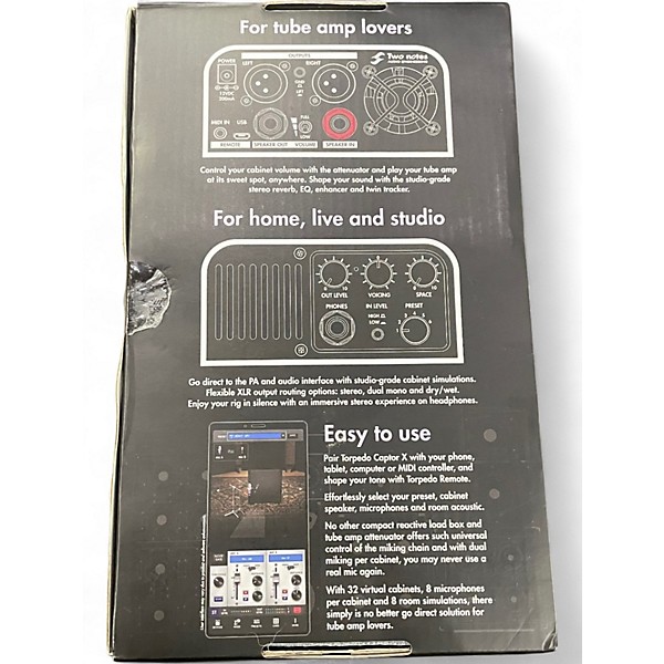 Used Two Notes AUDIO ENGINEERING torpedo captor x Power Attenuator