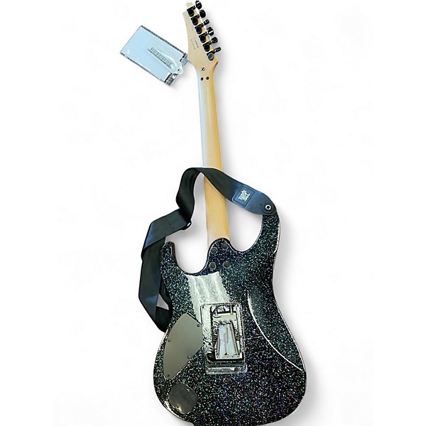 Used Cort x custom black sparkle Solid Body Electric Guitar