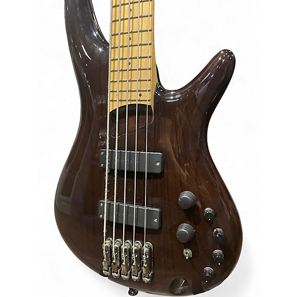 Used Ibanez SR4505 Prestige Walnut Electric Bass Guitar