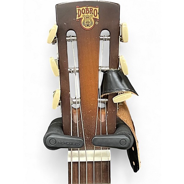 Used Dobro Square Neck 2 Color Sunburst Resonator Guitar