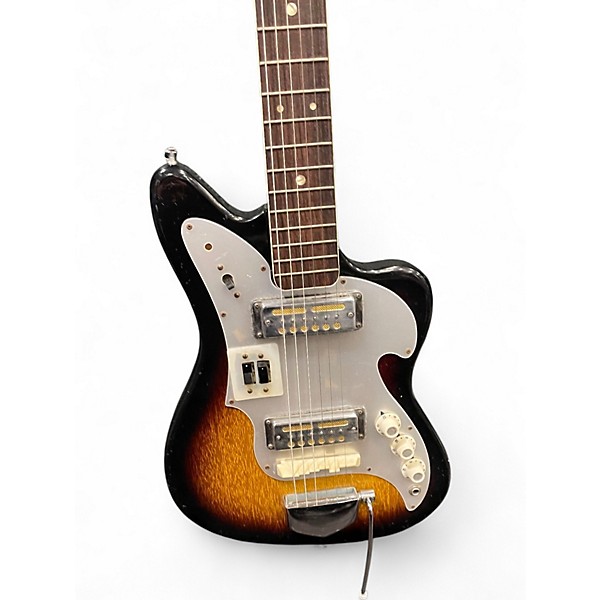 Used Zenon ES70 Vintage Sunburst Solid Body Electric Guitar