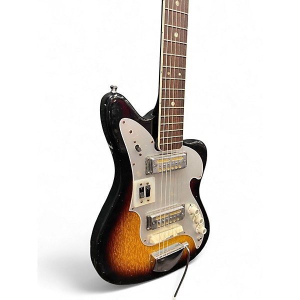 Used Zenon ES70 Vintage Sunburst Solid Body Electric Guitar