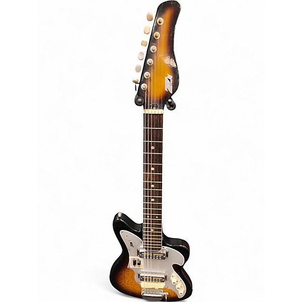 Used Zenon ES70 Vintage Sunburst Solid Body Electric Guitar