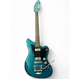 Used K Line san bernadino trem ocean Turquoise Relic Solid Body Electric Guitar