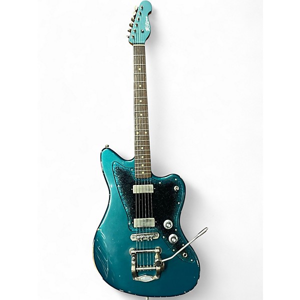 Used K Line san bernadino trem ocean Turquoise Relic Solid Body Electric Guitar