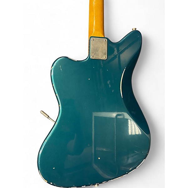 Used K Line san bernadino trem ocean Turquoise Relic Solid Body Electric Guitar