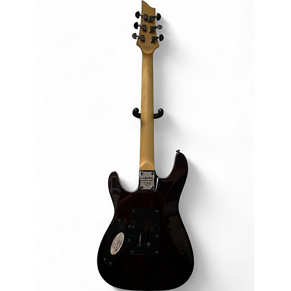 Used Schecter Guitar Research Omen Extreme-6 FR Amber Sunburst Solid Body Electric Guitar