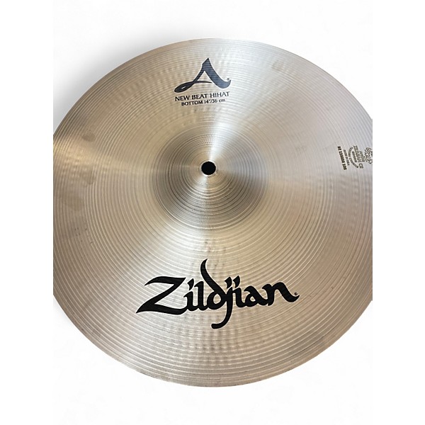 Used Zildjian 14in New Beat Hi Hat Pair Cymbal