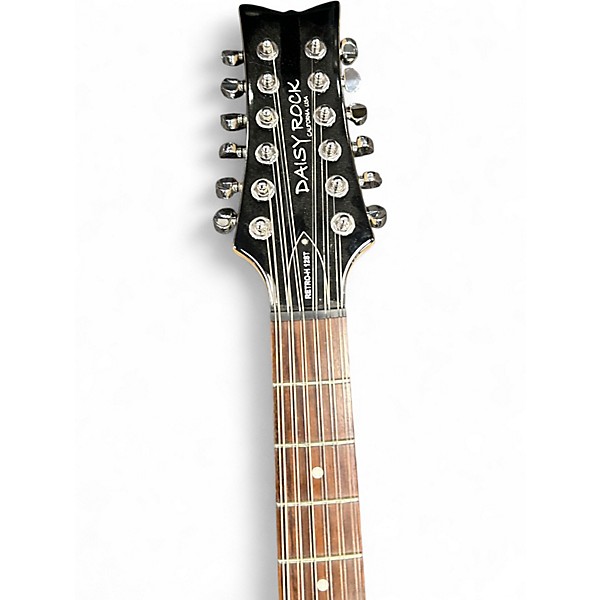 Used Daisy Rock RETRO-H 12ST WHITE SPARKLE Hollow Body Electric Guitar