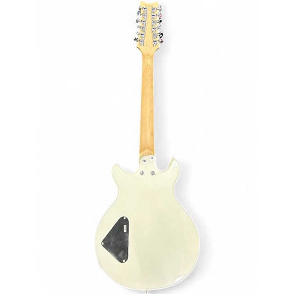 Used Daisy Rock RETRO-H 12ST WHITE SPARKLE Hollow Body Electric Guitar