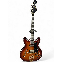 Used Hagstrom VIKING 2 Vintage Sunburst Hollow Body Electric Guitar
