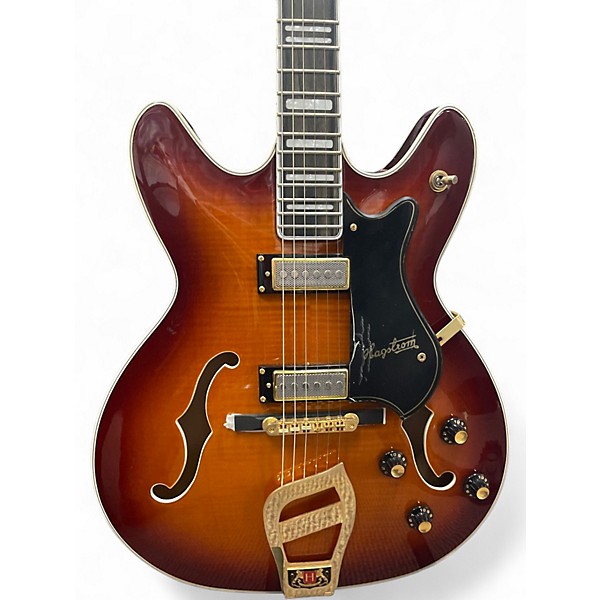 Used Hagstrom VIKING 2 Vintage Sunburst Hollow Body Electric Guitar