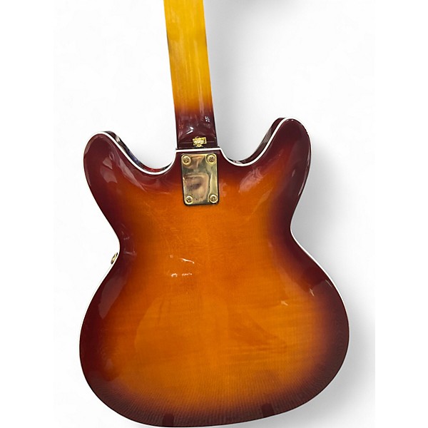 Used Hagstrom VIKING 2 Vintage Sunburst Hollow Body Electric Guitar