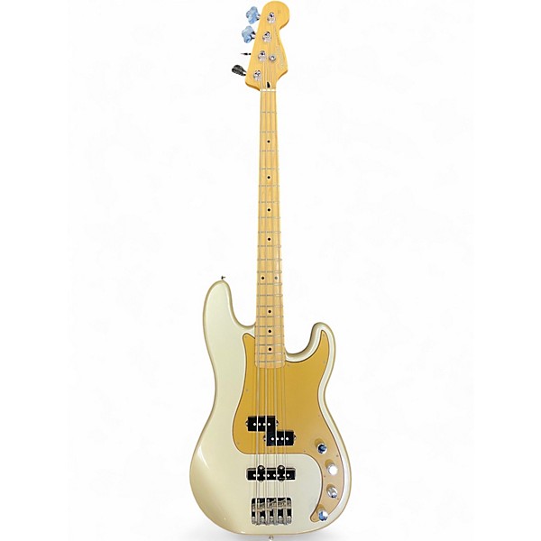 Used Fender Precision Bass Special Active METALLIC PEARL GOLD Electric Bass Guitar