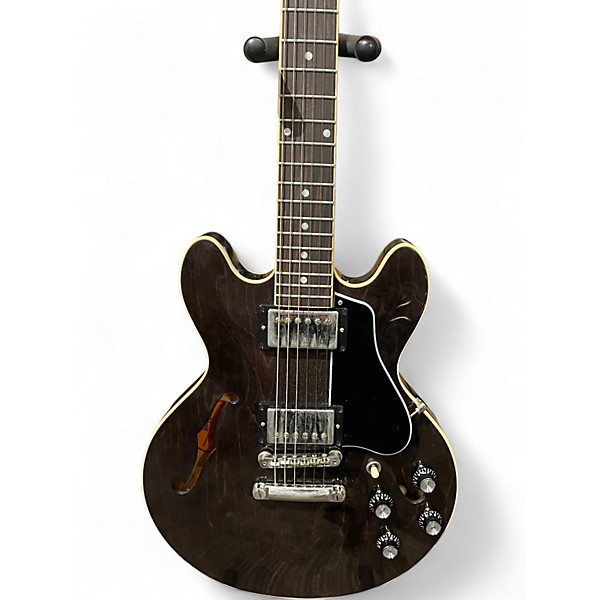 Used Gibson ES339 Trans Black Hollow Body Electric Guitar