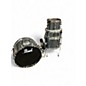 Used Pearl 8 Piece roadshow Pewter Drum Kit thumbnail