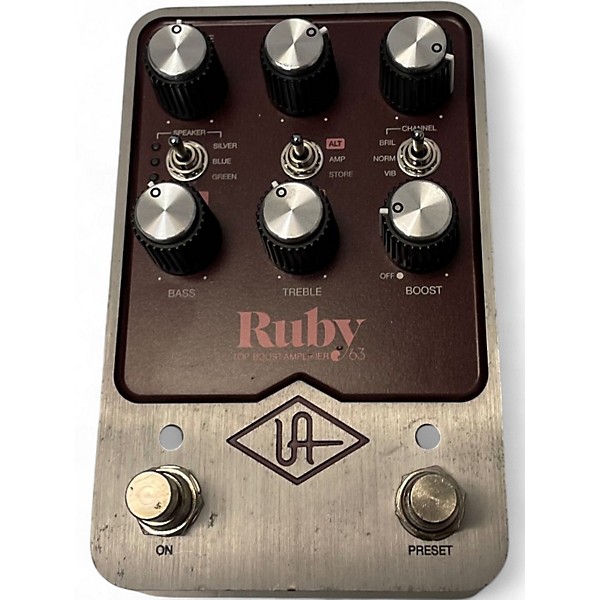 Used Universal Audio Ruby Tp Boost 63 Amp Pedal Effect Pedal