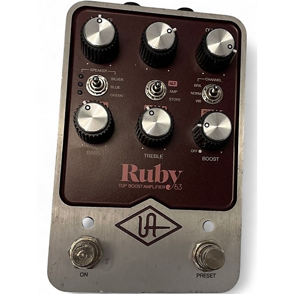 Used Universal Audio Ruby Tp Boost 63 Amp Pedal Effect Pedal