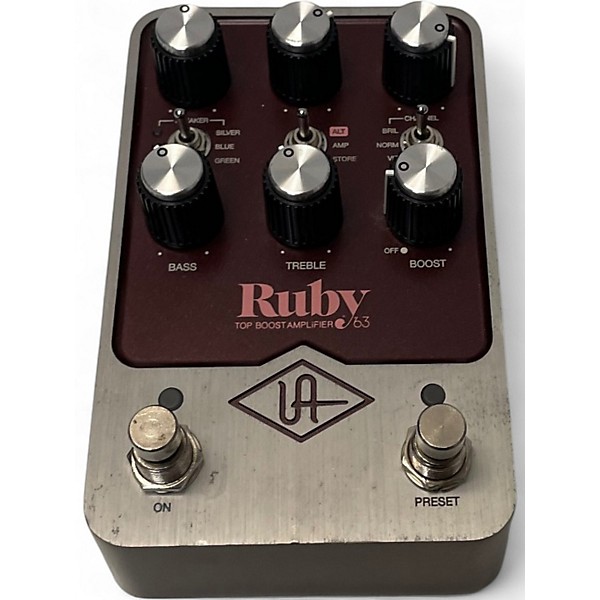 Used Universal Audio Ruby Tp Boost 63 Amp Pedal Effect Pedal