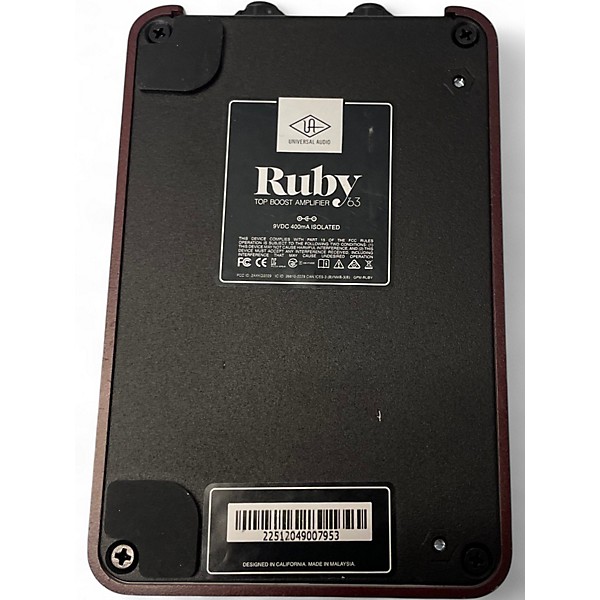 Used Universal Audio Ruby Tp Boost 63 Amp Pedal Effect Pedal