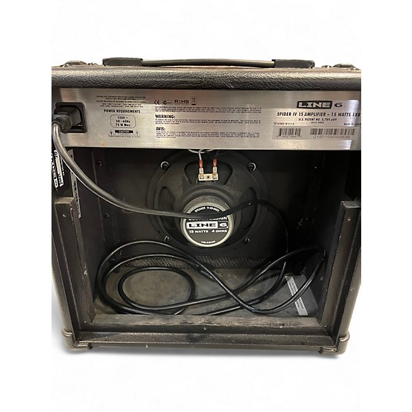 Used Line 6 Spider IV 15W 1X8 Guitar Combo Amp