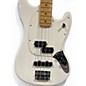 Used Fender Mustang Bass Polar White Electric Bass Guitar