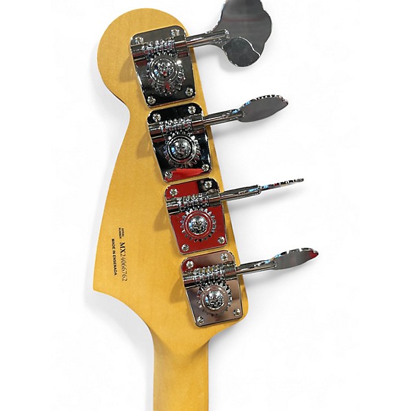 Used Fender Mustang Bass Polar White Electric Bass Guitar