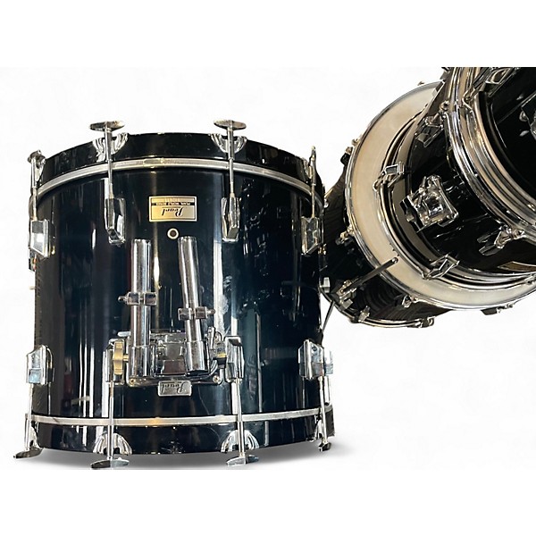Used Pearl 4 Piece World Series Piano Black Drum Kit
