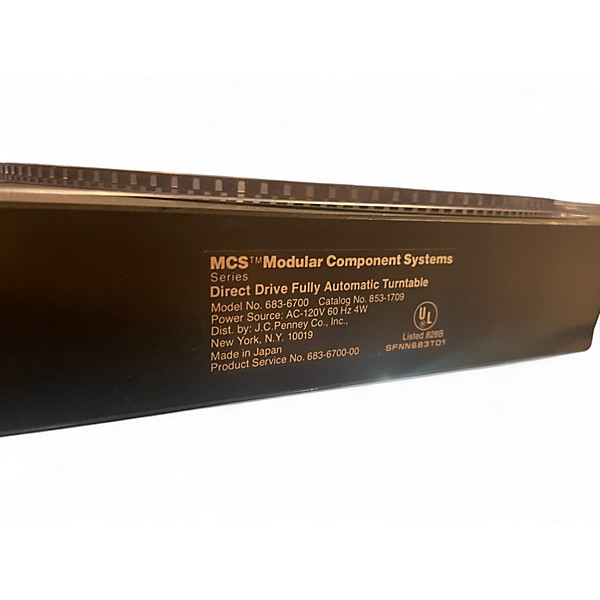 Used Mcs 6700 Turntable