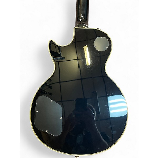 Used 2012 Epiphone Les Paul Custom Pro Black Solid Body Electric Guitar